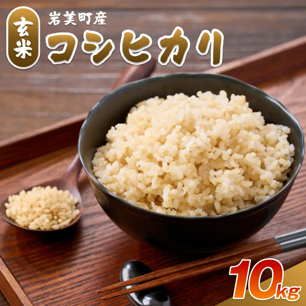 岩美町太田産コシヒカリ（玄米）10kg｜鳥取 岩美 お米【31032】