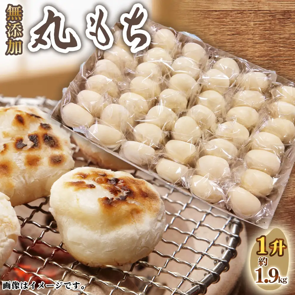 No.515 丸もち1升 ／ モチ 餅 おもち 丸餅 国産 佐賀県産 ヒヨクモチ 無添加 個包装 愛知県