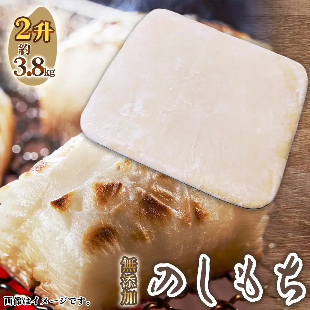 No.518 のしもち2升 ／ モチ 餅 おもち 伸し餅 伸餅 国産 佐賀県産 ヒヨクモチ 無添加 カット済 愛知県