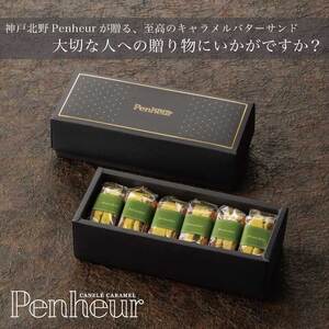 【Penheur】プレミアム・カルテット ピスタチオ 6個 ／ 人気 スイーツ  ピスタチオ プレミアム 神戸 兵庫県 兵庫 おしゃれ プチギフト 洋菓子 焼き菓子 プレゼント ギフト お取り寄せ 
