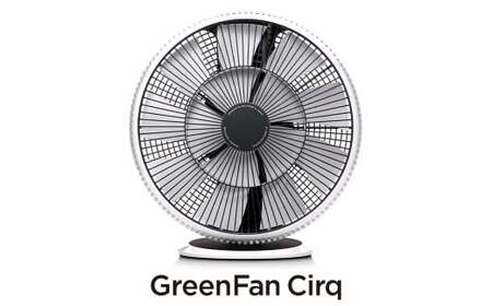 バルミューダ GreenFan Cirq ホワイト×ブラック EGF-3400-WK／JP ｜ BALMUDA サーキュレーター 首振り コンパクト 空気循環 送風 大風量 衣類乾燥 リモコン 家電 おしゃれ リビング コードレス