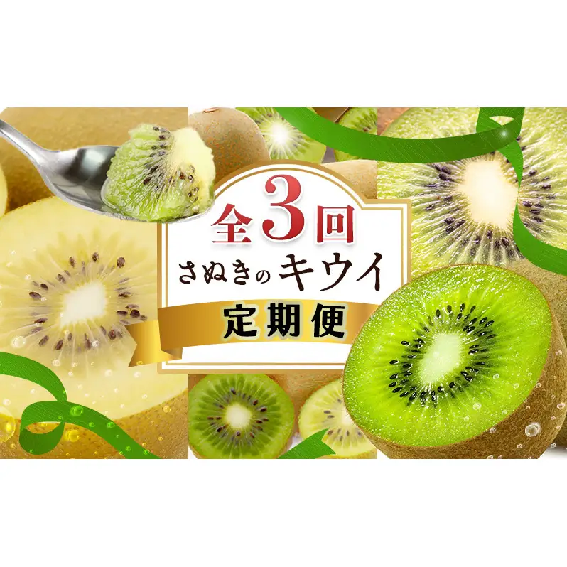讃岐のキウイ定期便（全3回）【さぬきゴールドキウイ】【さぬきキウイっこ 】【香緑キウイ】