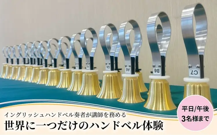 柏市発・世界に1つだけのハンドベル体験（平日・午後・3名様まで） 〈 音楽体験 チケット ふるさと納税 〉