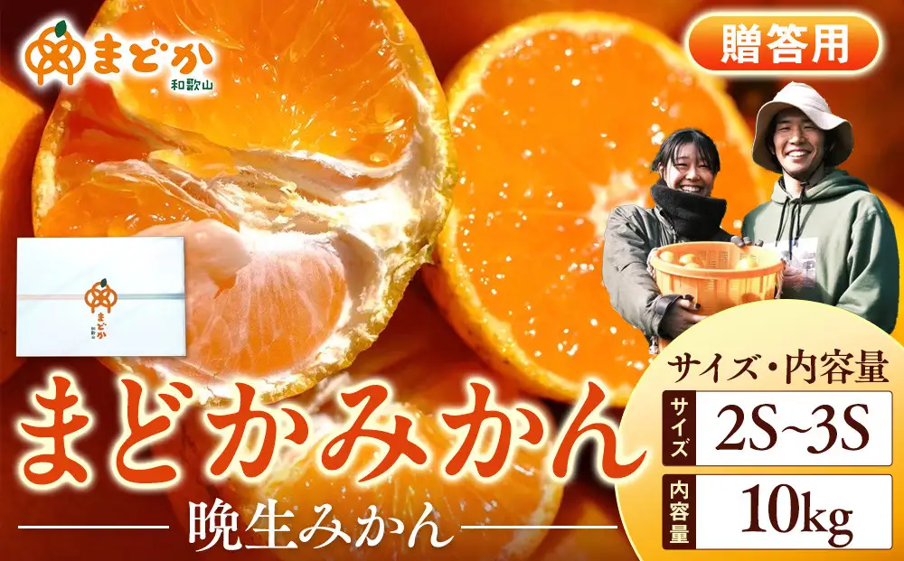 ［先行予約］［贈答用］蔵出しみかん（晩生みかん）2S〜3Sサイズ混合 10kg＋500g（傷み補償分）［2027年1月上旬より発送］