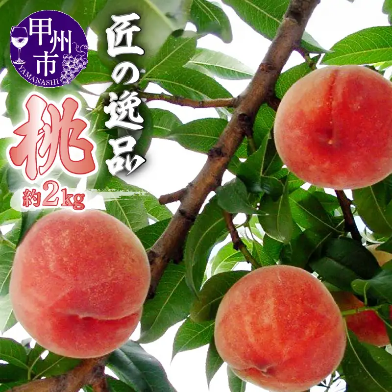 匠の逸品 桃 約2kg（5～8玉入り）【2026年発送】（NK）B-421 桃 フルーツ 