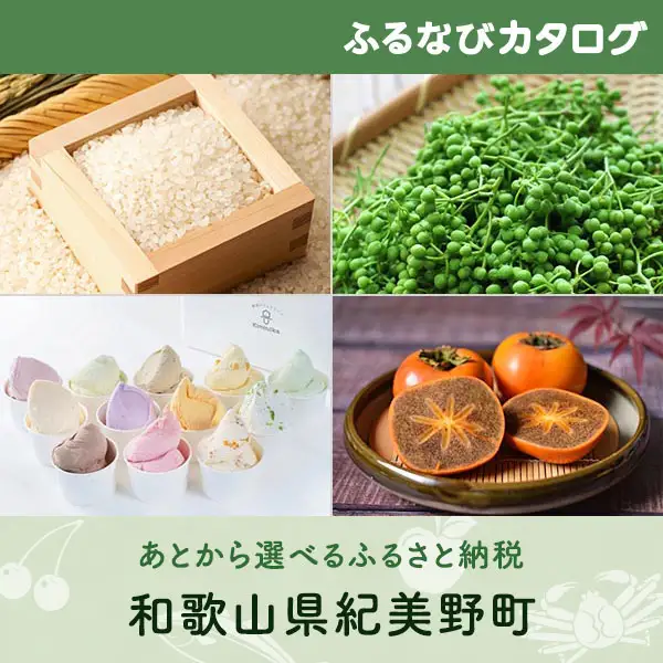 【有効期限なし！後からゆっくり特産品を選べる】和歌山県紀美野町カタログポイント