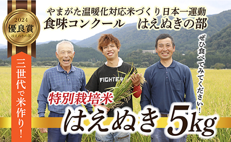 令和7年産 山形県 最上町産 特別栽培米 はえぬき 