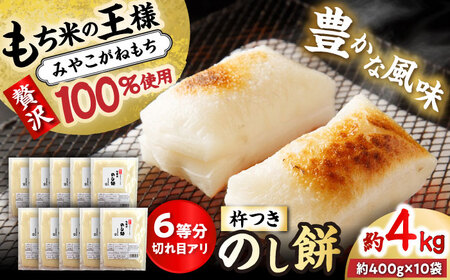 【切れ目アリ】 杵つき のし餅 約4kg　【米祐商店】 / もち 餅 もち米 / 瀬戸市[BBEF002]