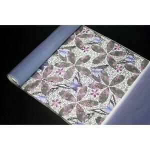 職人技がさえわたる世界に一つだけの「手差し型染め 名古屋帯」（古代柄/春爛漫）