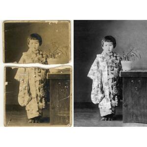 奇跡の復元！思い出のモノクロ写真をカラー修復