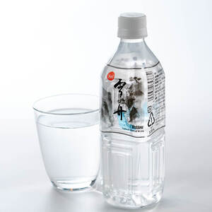 ナチュラル ミネラル ウォーター 雪舟 500ml (計24本) 国産 鉱泉水 水 お水 ミネラル ドリンク 飲料 ペットボトル 防災 備蓄 アウトドア 常温 【opbz009】【さいき本舗 城下堂】