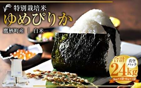 【令和7年産】 ゆめぴりか （白米） 真空パック 24kg 北海道 鷹栖町 たかすタロファーム 米 コメ こめ ご飯 白米 お米 ゆめぴりか コメ 白米