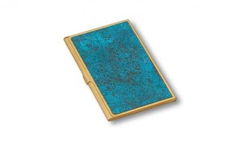 momentum factory Orii 名刺入れ（オリイブルー）高岡銅器 おしゃれ ギフト プレゼント 贈り物 モメンタムファクトリー 富山 日本製 メンズ レディース 民芸品 工芸品 ファッション ファッション小物  FAD-0084