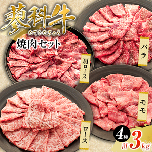 蓼科牛焼肉セット2（ロース200g×4パック、モモ350g×2パック、バラ350g×2パック、肩ロース400g×2パック）