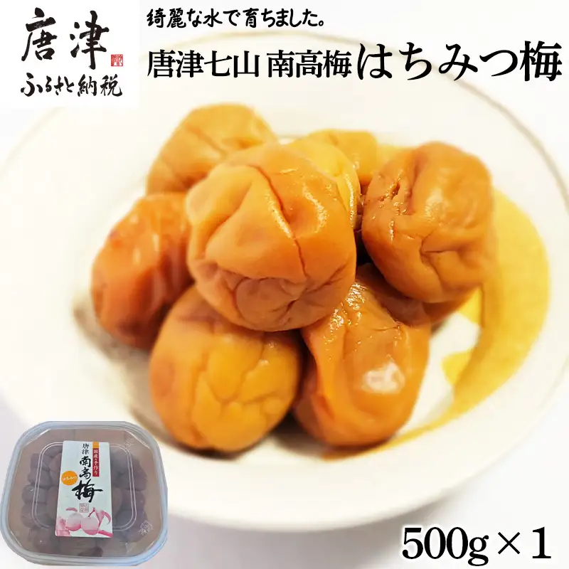 唐津市七山南高梅 はちみつ梅 (500g×1) 梅干し