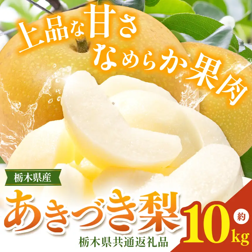 栃木県産梨 あきづき 10kg