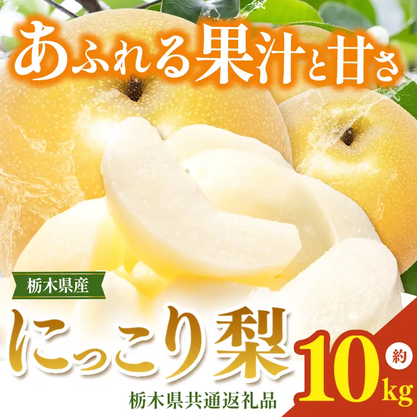 栃木県産梨 にっこり 10kg