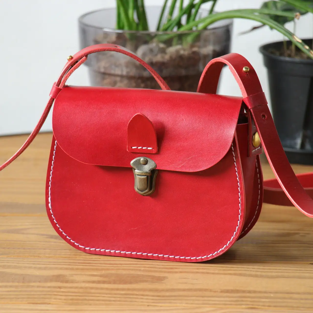 【レッド】SB-02 ミニショルダーバッグ