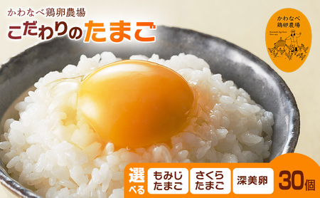 【品種を選べる】かわなべ鶏卵農場のこだわりのたまご30個/こだわり 国産 青梅市産 鶏 鳥 卵 たまご タマゴ 玉子 朝食 卵かけご飯 ＴＫＧ ゆでたまご 赤玉 卵黄 卵白 健康 青梅市 さくらたまご