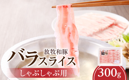 豚肉 しゃぶしゃぶ 豚肉[バラ 300g 放牧和豚]