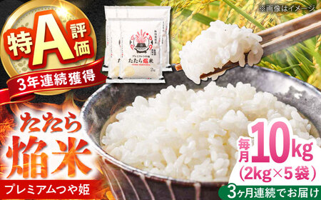 【3回定期便】白米 プレミアムつや姫 10kg 島根県 雲南市 定期便 精米 ブランド米 [AIBR018] 