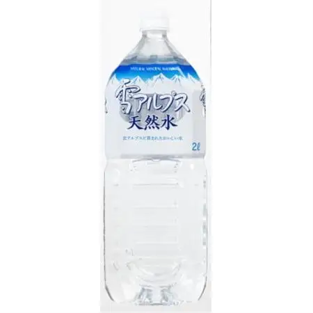 雪のアルプス天然水　2L×6本　ナチュラルミネラルウォーター【1681326】