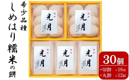 しめはりもち 貴餅「光月」270g×5袋セット（計 1,350g） 切餅6切×3袋 丸餅6個×2袋 [Y0572]