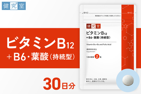 ビタミンB12+B6・葉酸（持続型） | サプリメント 健康 北海道 札幌市