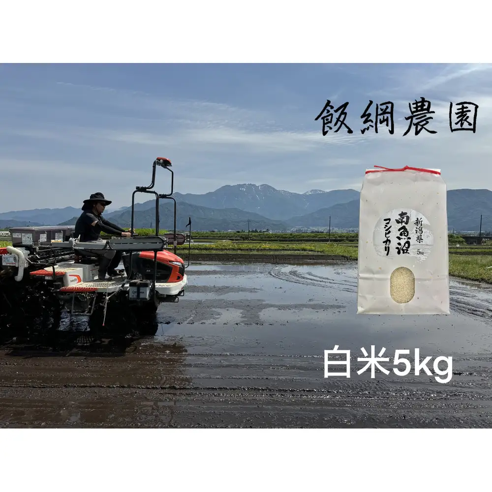 【令和7年産】南魚沼産コシヒカリ 白米5kg【銘柄米 ブランド米 精米 こしひかり コシヒカリ 魚沼産 新潟米 産地直送 お米 米 こめ コメ ご飯 御飯 ごはん】