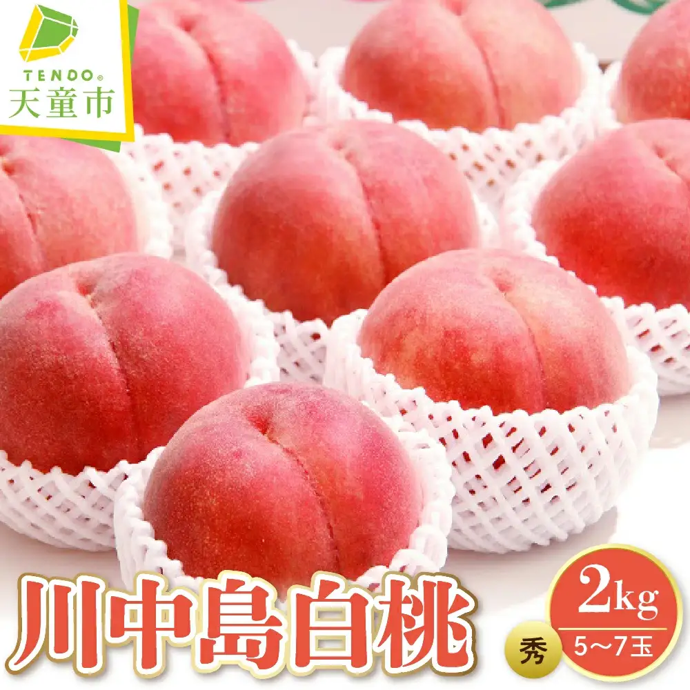 もも ( 川中島 白桃 ) 2kg フルーツ 果物 山形