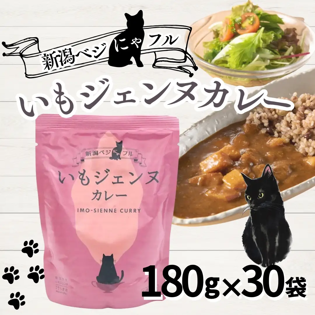 新潟ベジにゃフル いもジェンヌカレー 30袋セット 阿部幸製菓【0002-0388-01】