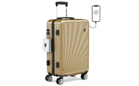 NEWTRIP0301　スーツケース　シャンパンゴールド　Lサイズ　【11100-2007】