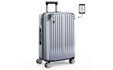 NEWTRIP0201p　スーツケース　シルバー　Lサイズ　【11100-2021】