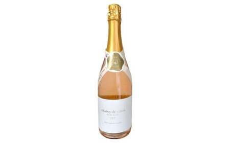 岡山県立大学共同研究 champ de coton 117（シャン デ コトン イチイチナナ）スパークリングワイン ロゼ ワイン 辛口 酒 お酒 岡山県 倉敷市