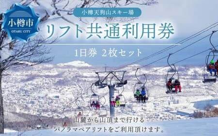 小樽天狗山スキー場 リフト1日券 2枚