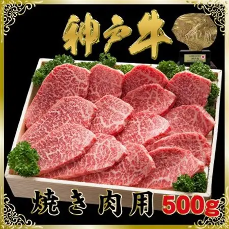 神戸牛(神戸ビーフ)焼き肉用 500g SOY2【配送不可地域：離島】【1686980】