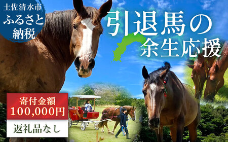 引退馬 余生支援 100,000円コース 返礼品なし【R01532】