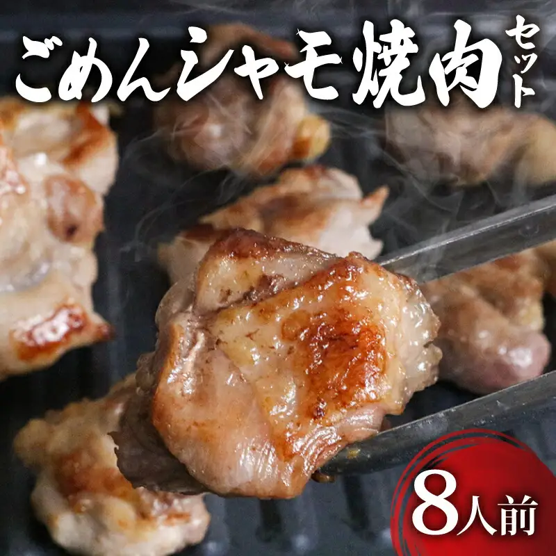 ごめんケンカシャモ 焼肉セット 8人前 鶏肉 焼肉