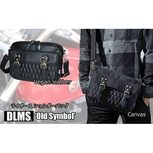DLMS ショルダーバッグ  'Old Symbol’ ヴィーガンレザー WZ010-1