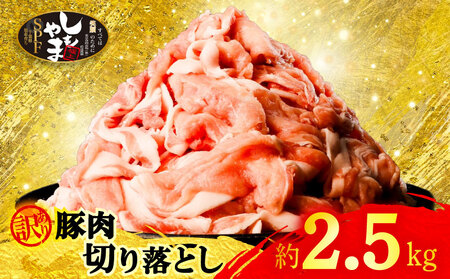 豚肉 切り落とし 2.5kg 【豚肉】SPF