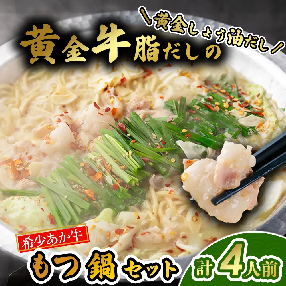阿蘇はなびし あか牛もつ鍋セット（しょうゆ）