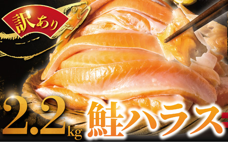 訳あり 鮭 ハラス 2.2kg さけ