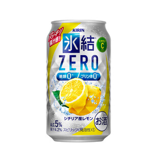キリン 氷結(R)ZERO シチリア産レモン 350ml×24本　【 お酒 アルコール アルコール飲料 晩酌 家飲み 宅飲み 飲み会 集まり バーベキュー BBQ イベント 飲み物 酎ハイ 】 ● 