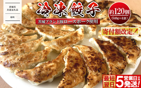 【茨城県共通返礼品】◎最短翌日発送◎ 冷凍餃子 約120個 K2663