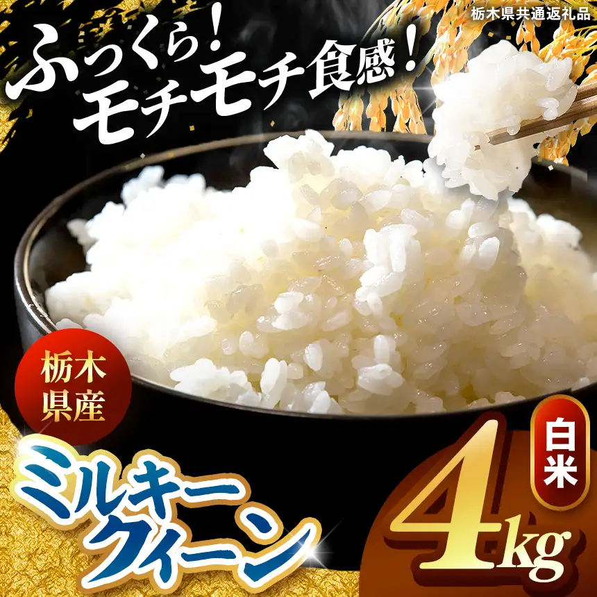 令和8年度産 先行予約 ミルキークイーン 白米 4kg