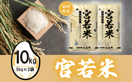 【令和7年産】宮若米(夢つくし) 精米 10kg [M924-1]