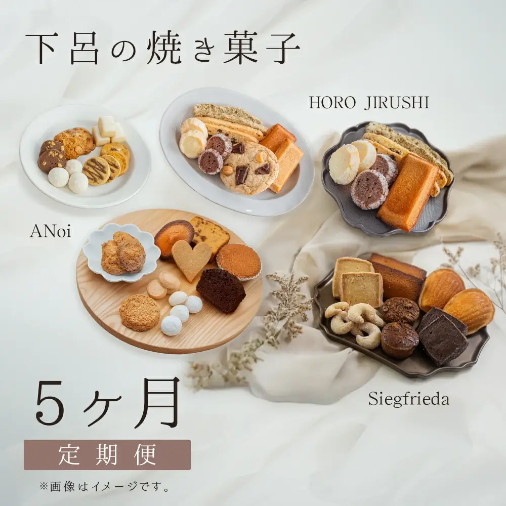 【定期便 5回】下呂の焼菓子 定期便【tc12】