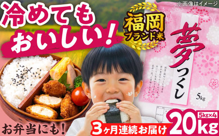 【全3回定期便】【令和7年度産】夢つくし 20kg 精米 有限会社ファインリョーコク/吉富町[BGBV008]