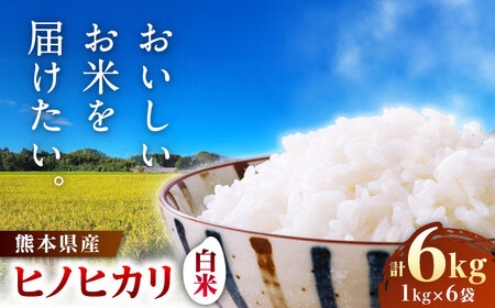  ヒノヒカリ 白米 6kg（1kg×6袋） 【株式会社 岩下農園】[ZFS001]