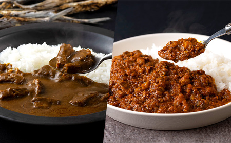 《定期便》長崎和牛とあごだしのカレー･長崎和牛切り落としのミンチと玉ねぎのカレー甘口【12ヵ月お届け】